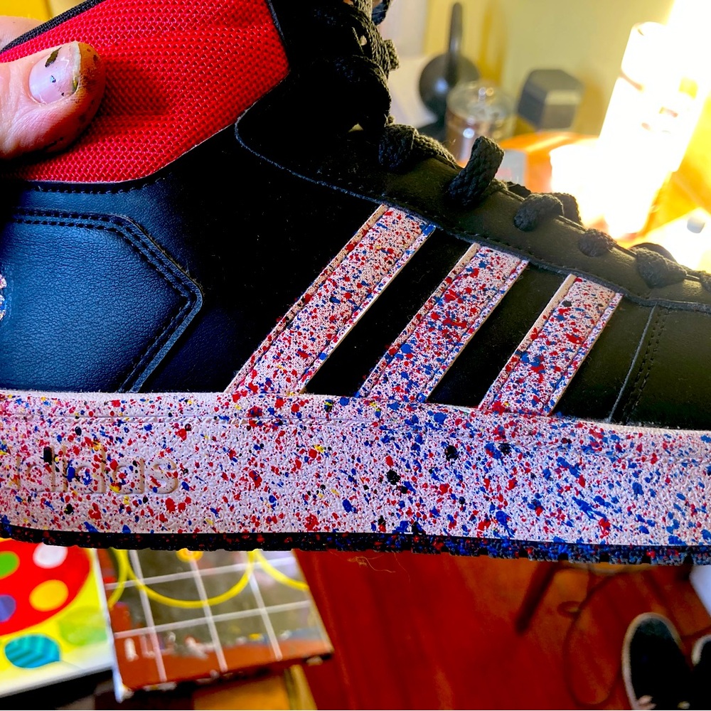 Adidas Forum mid top size 10.5M Custom Design